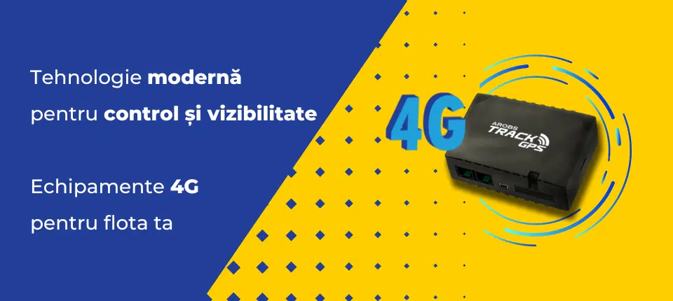 Alege echipamentele 4G AROBS TrackGPS